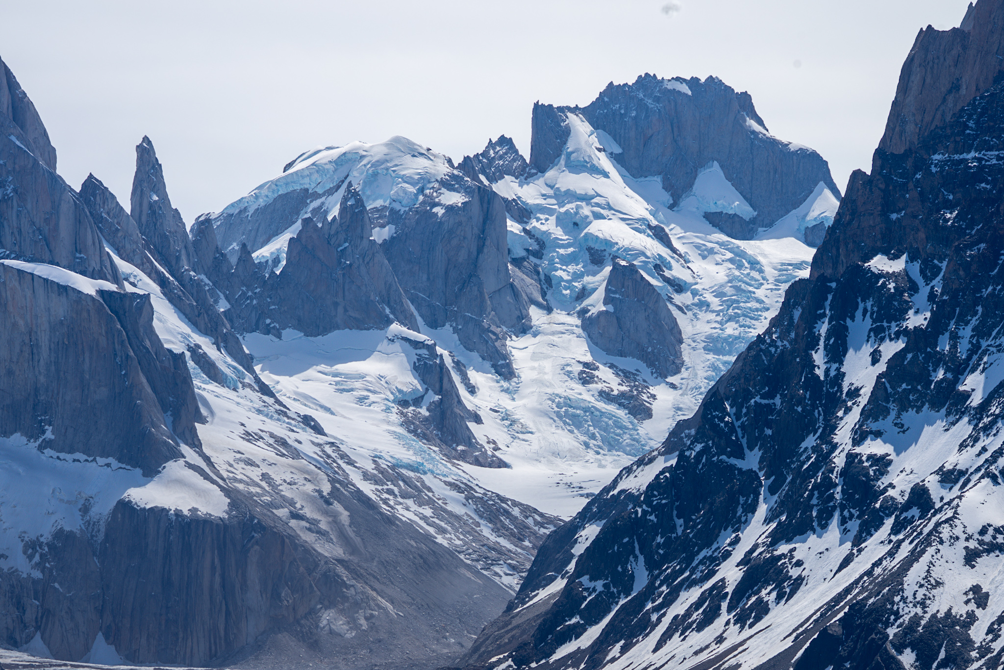 Close up of the inner sanctum of the Torre Glacier
