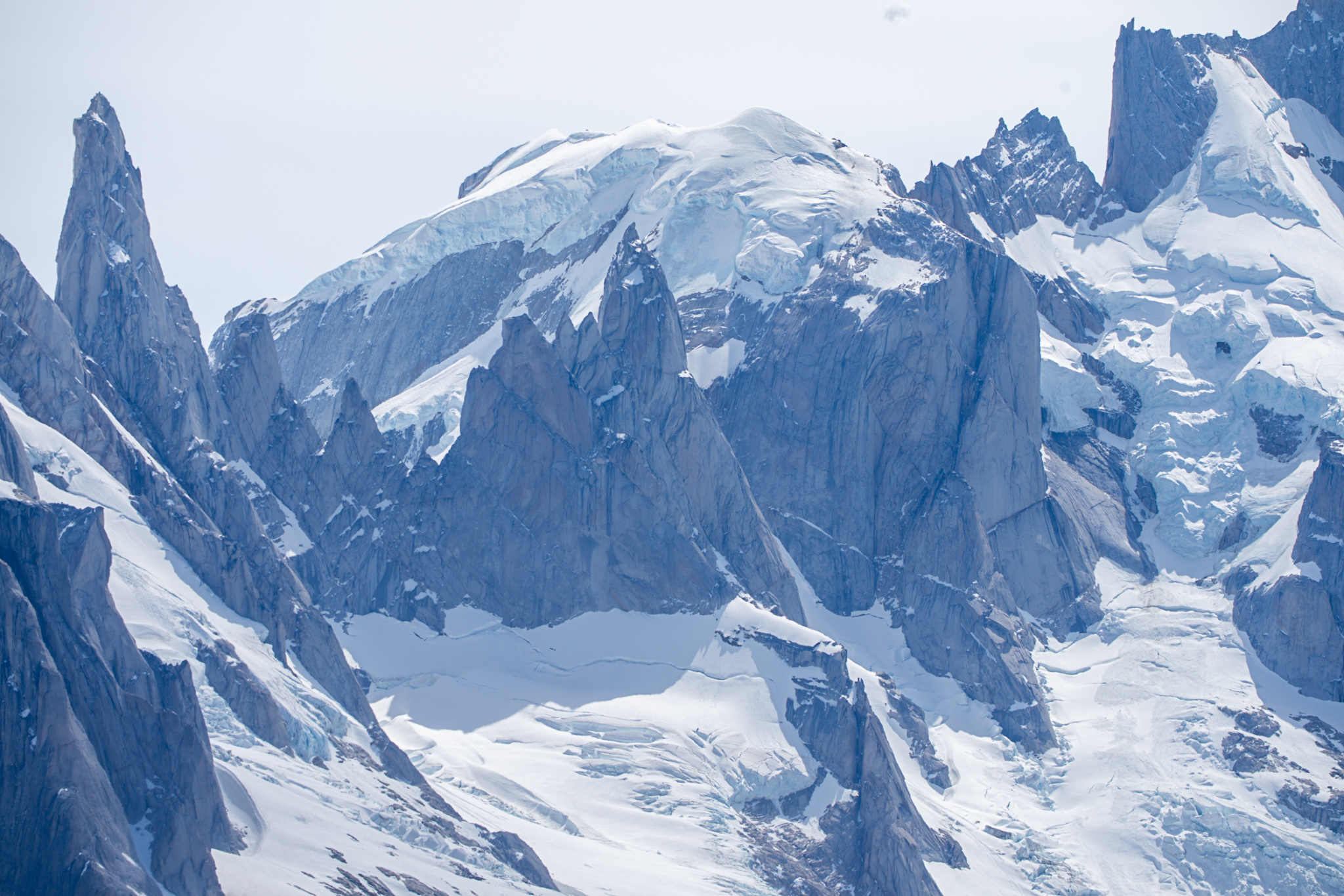 Aguja Bifida, Aguja Cuatro Dedos, Cerro Domo Blanco