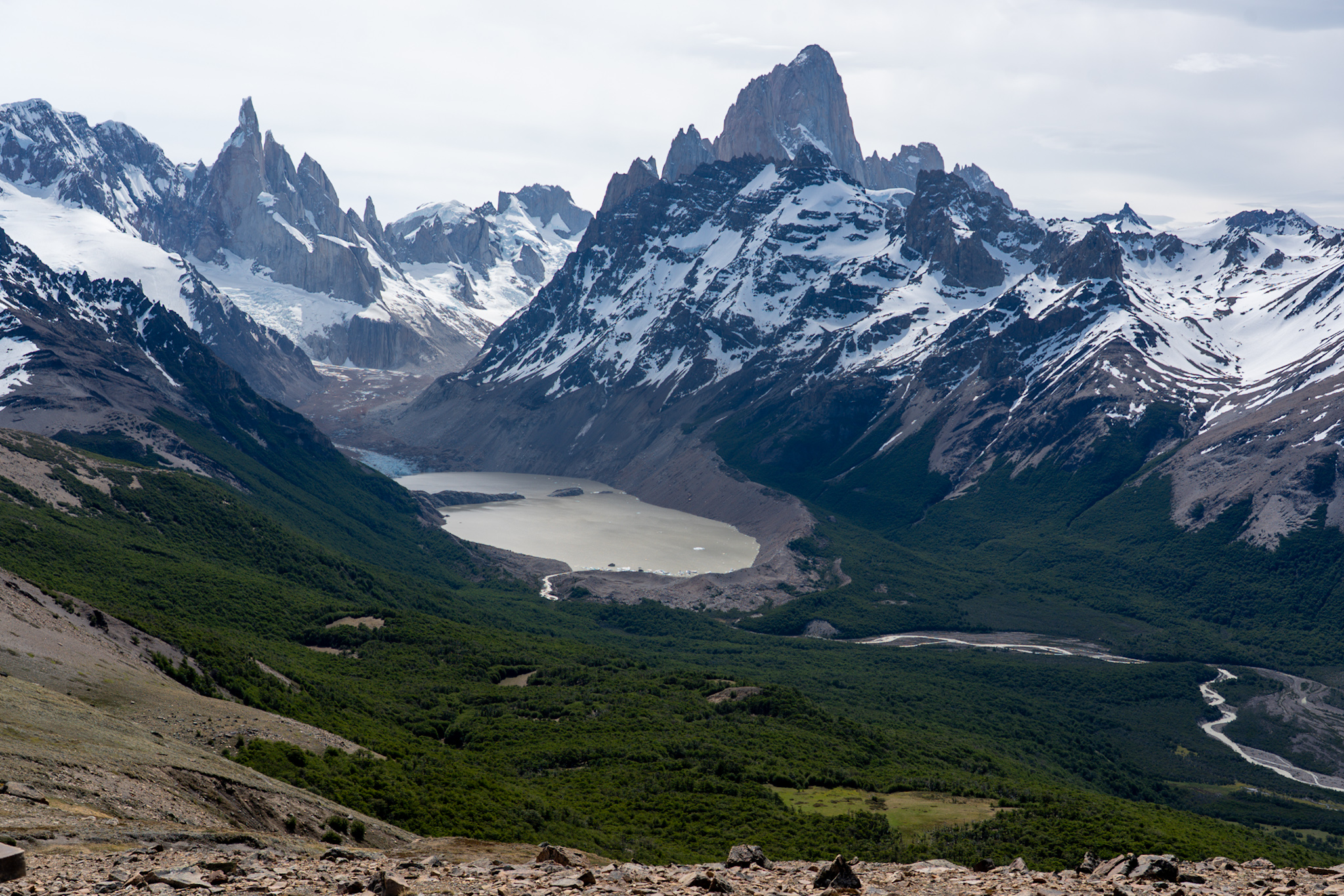 Cerro Torre and Mt FitzRoy