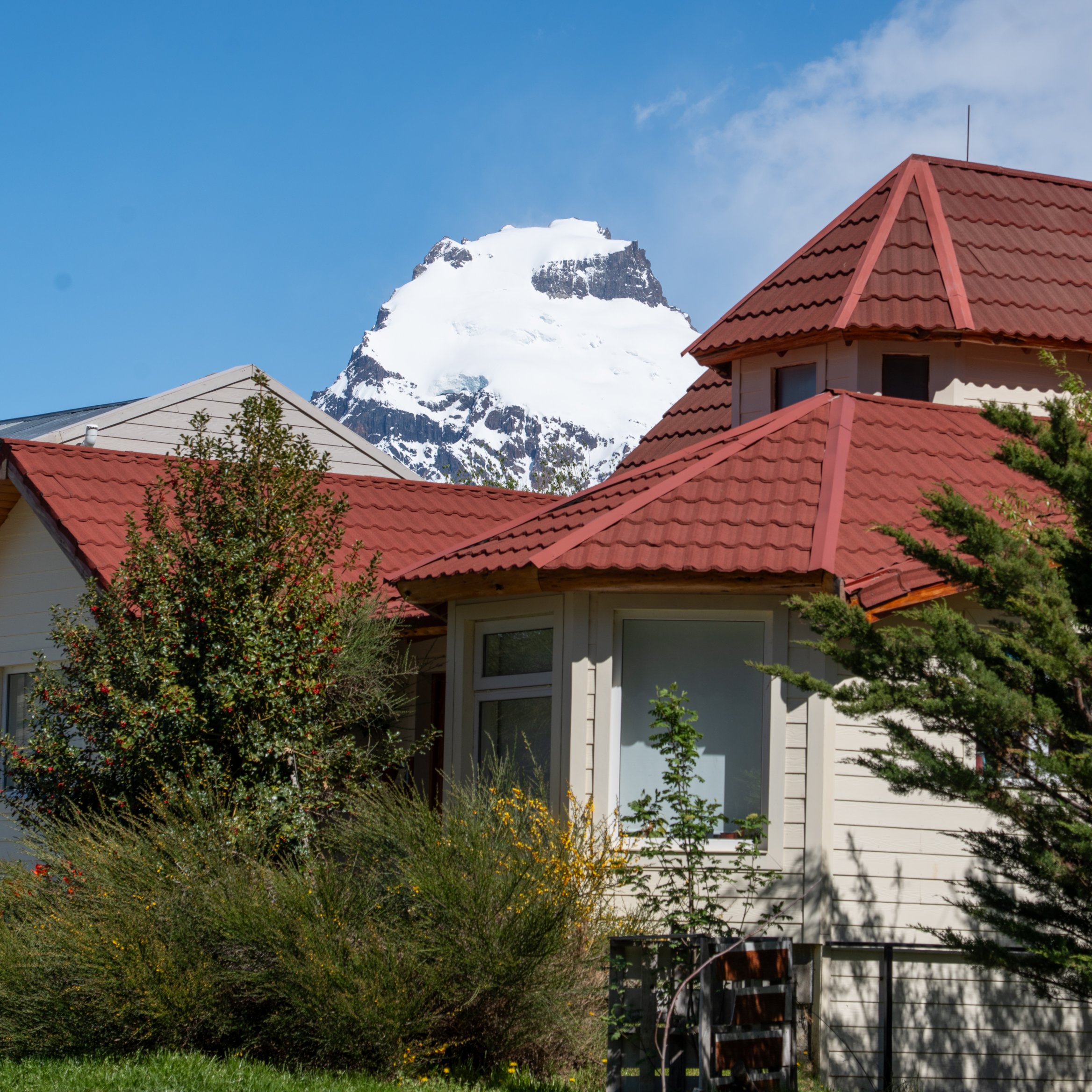 House with Cerro Solo behind