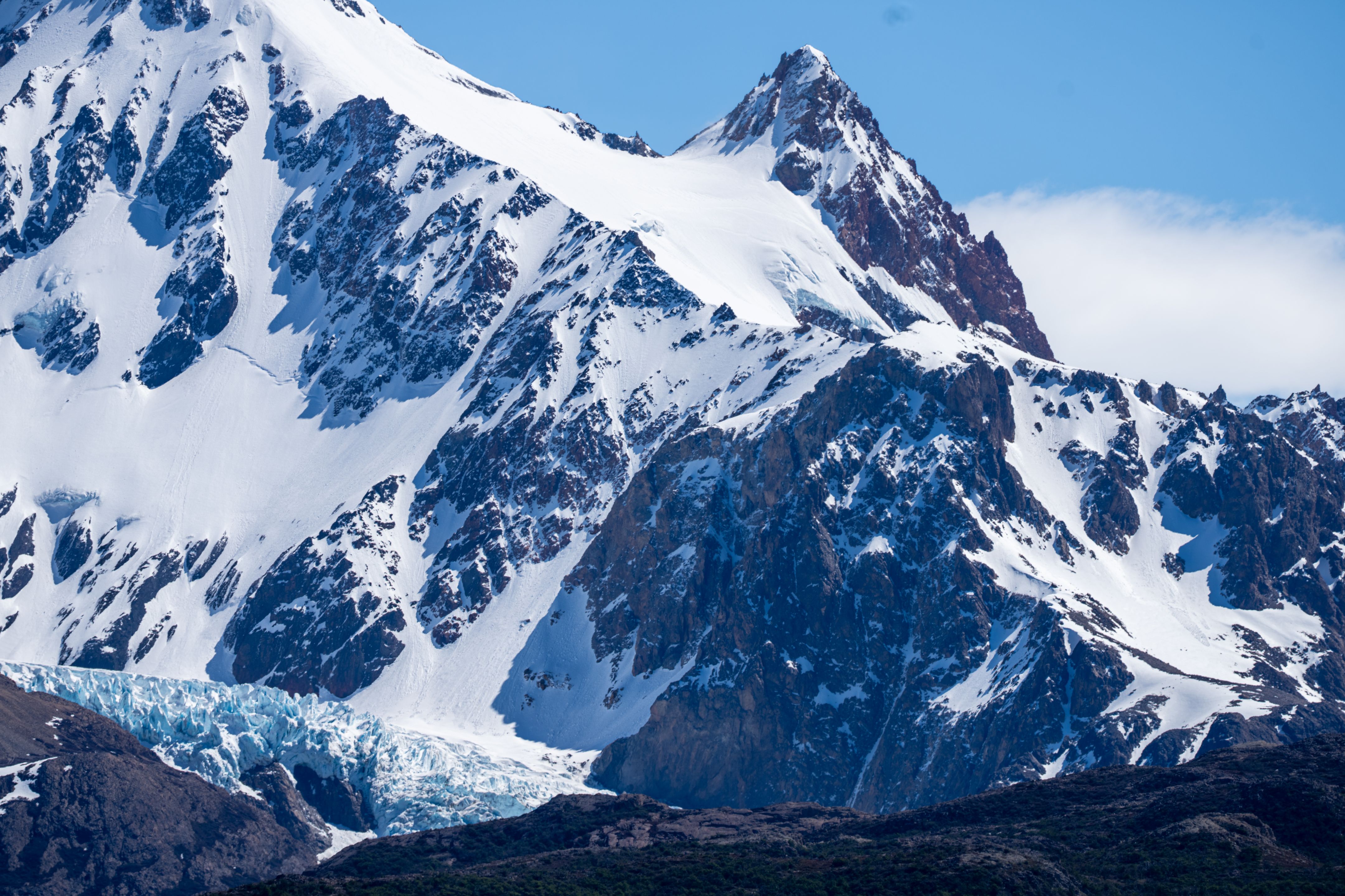 Glacier Piedras Blancas and Cerro Electrico